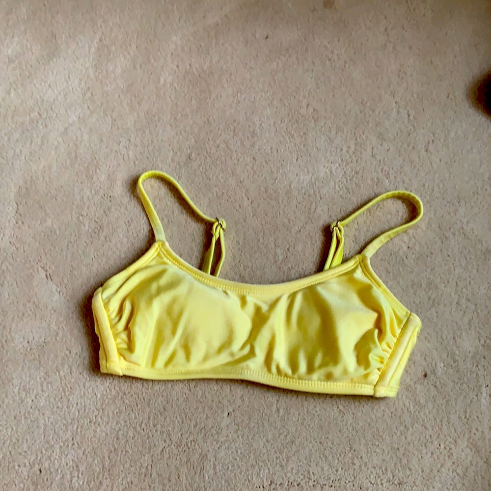 yellow size xs bikini top